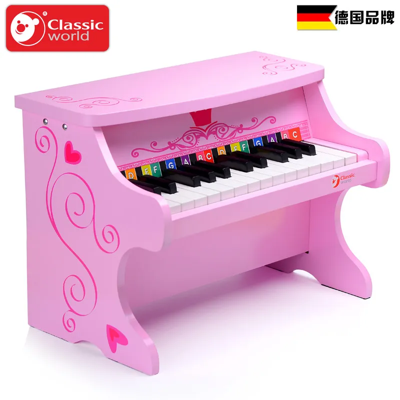 Классический мир ребенка пианино 8 Note деревянные музыкальные игрушки для