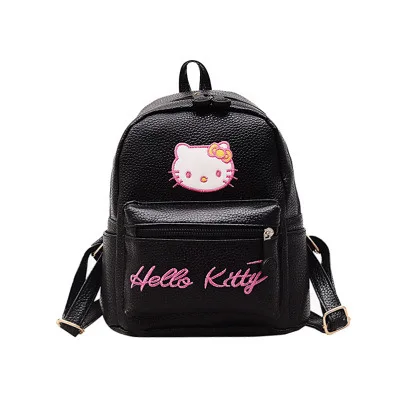B 5%-10% кожаный мини-рюкзак hello kitty, милые сумки на плечо для девушек, повседневные женские рюкзаки из искусственной кожи, школьные сумки для девочек - Цвет: B