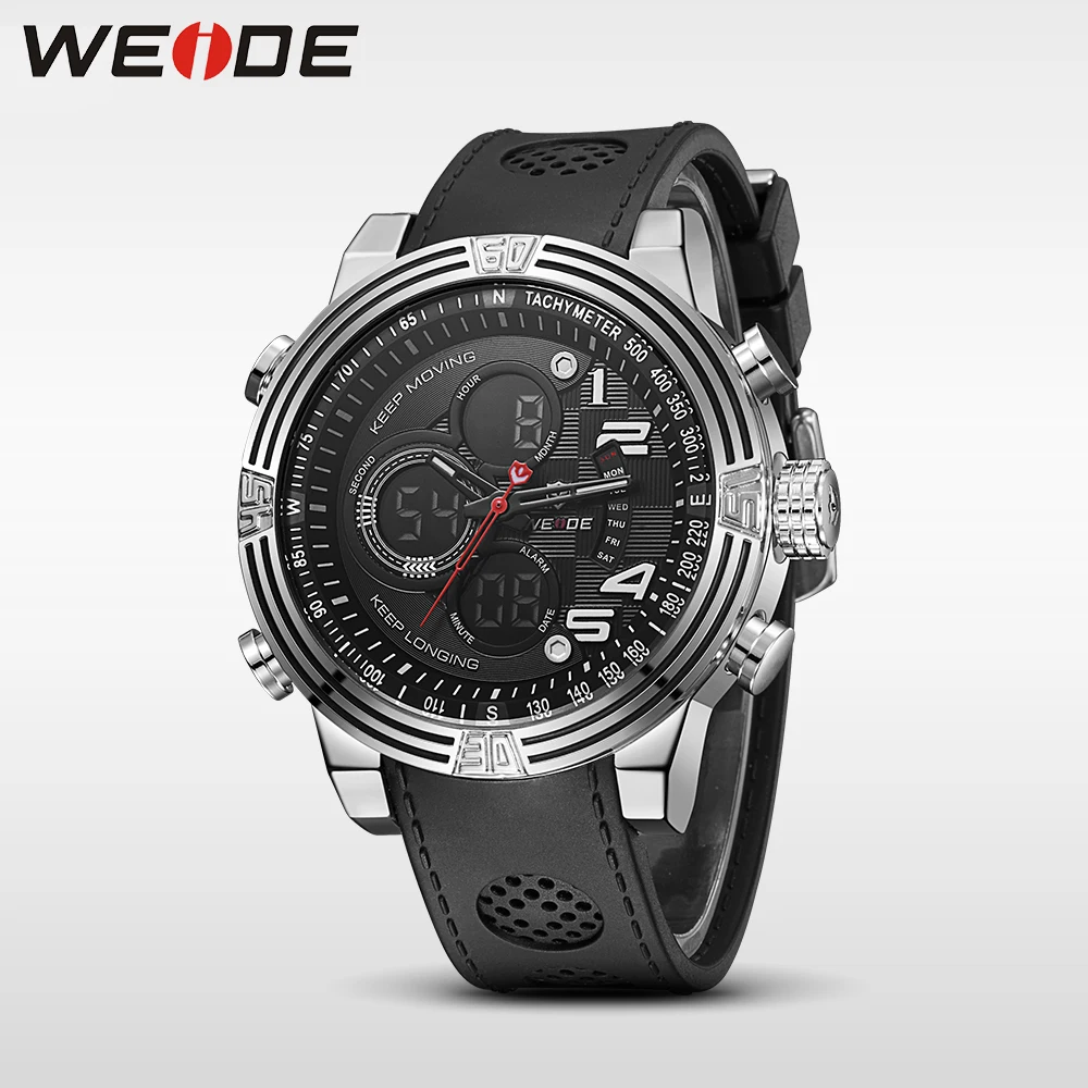 WEIDE 2017 новые кварцевые повседневные часы в стиле милитари несколько часовых