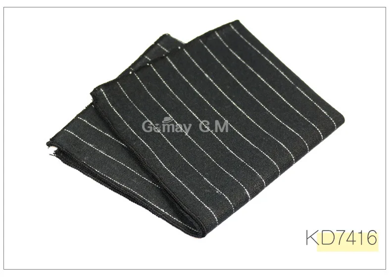High Quality Cotton Mens Pocket Square Adult Plaid Hankerchief Scarves Vintage Hankies Men's Hanky Square Handkerchiefs