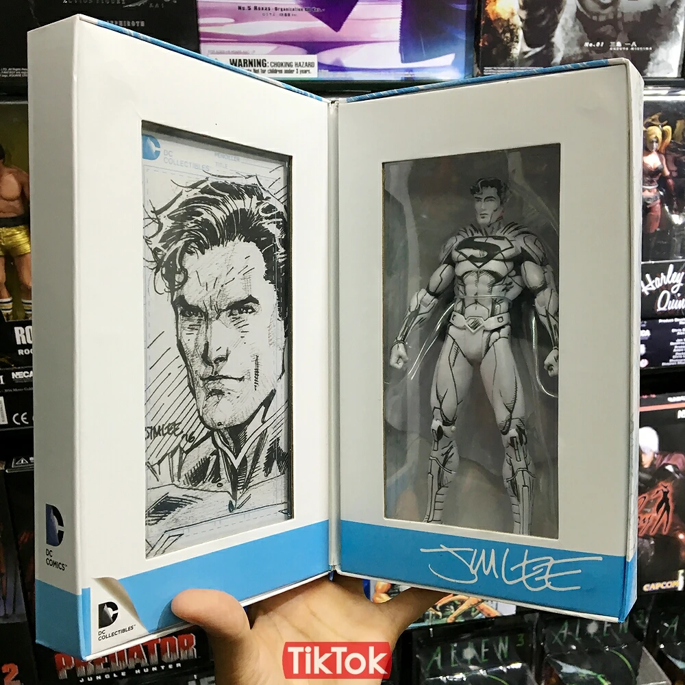 Комиксы скетч Супермен Бэтмен Blueline Edition мультяшная игрушка фигурка модель кукла