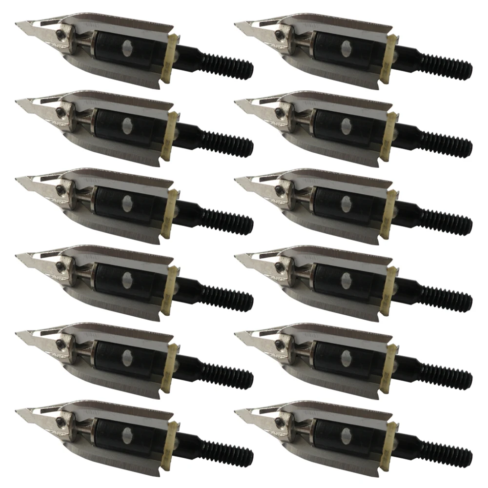 12 шт. вращающиеся мясные головки 3 лезвия для блочного Лука арбалета охоты|meat seeker