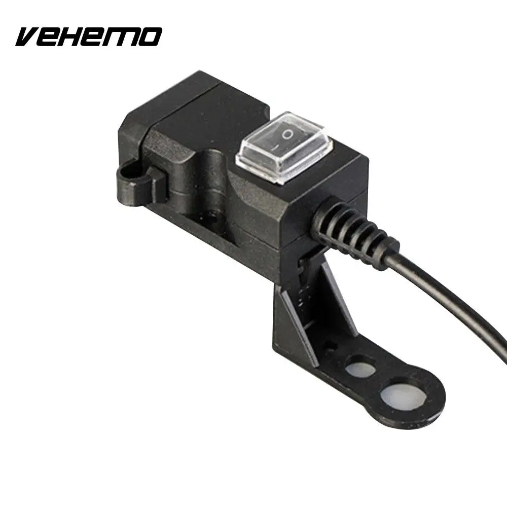 Vehemo Dual USB Автомобильное зарядное устройство для мотоцикла руль автомобильное