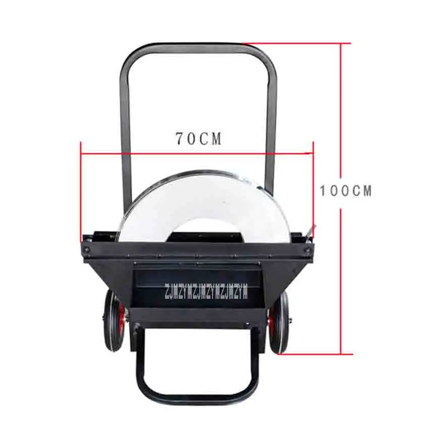 

ZJMZYM New Arrival Steel Strapping Machine Steel Belt Packaging Bracket Iron Belt Turntable Steel Belt turning Car 13-32mm 65cm