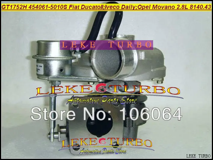 Турбокомпрессор GT1752H 454061 0010 7701044612 711135840 для Fiat Ducato Ивеко ежедневного Movano Renault Master