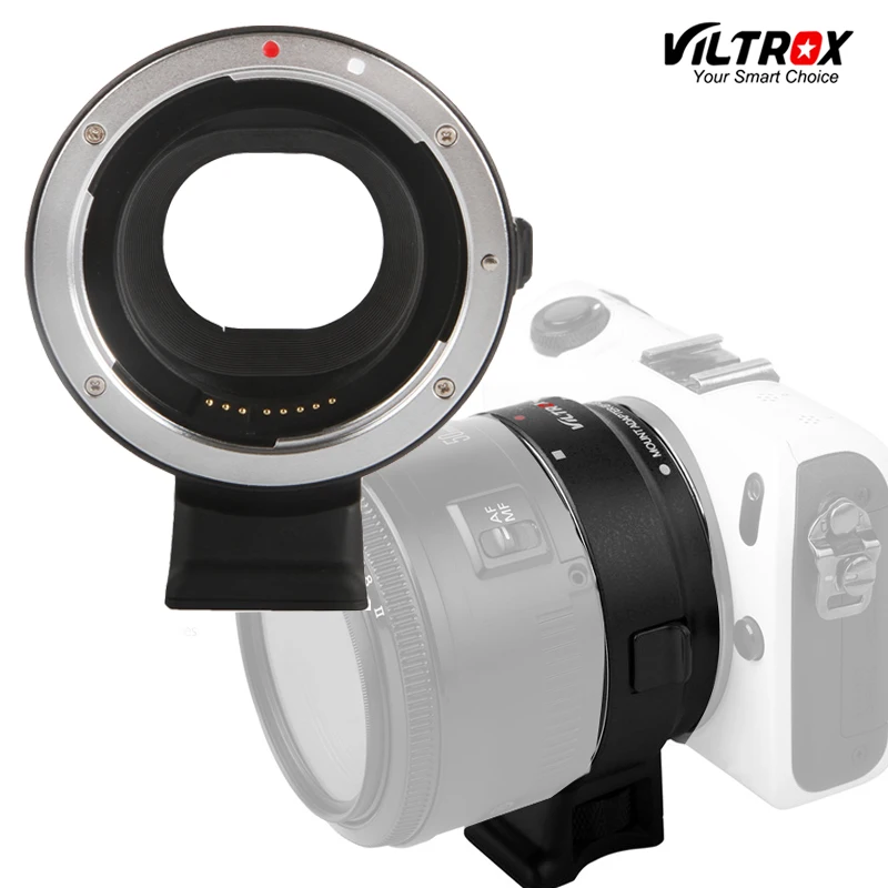 Viltrox EF-EOSM Электронный Автофокус адаптер объектива для Canon EOS EF EF-S объектив для Canon EOS M EF-M M2 M3 M5 M6 M10 Крепление камеры