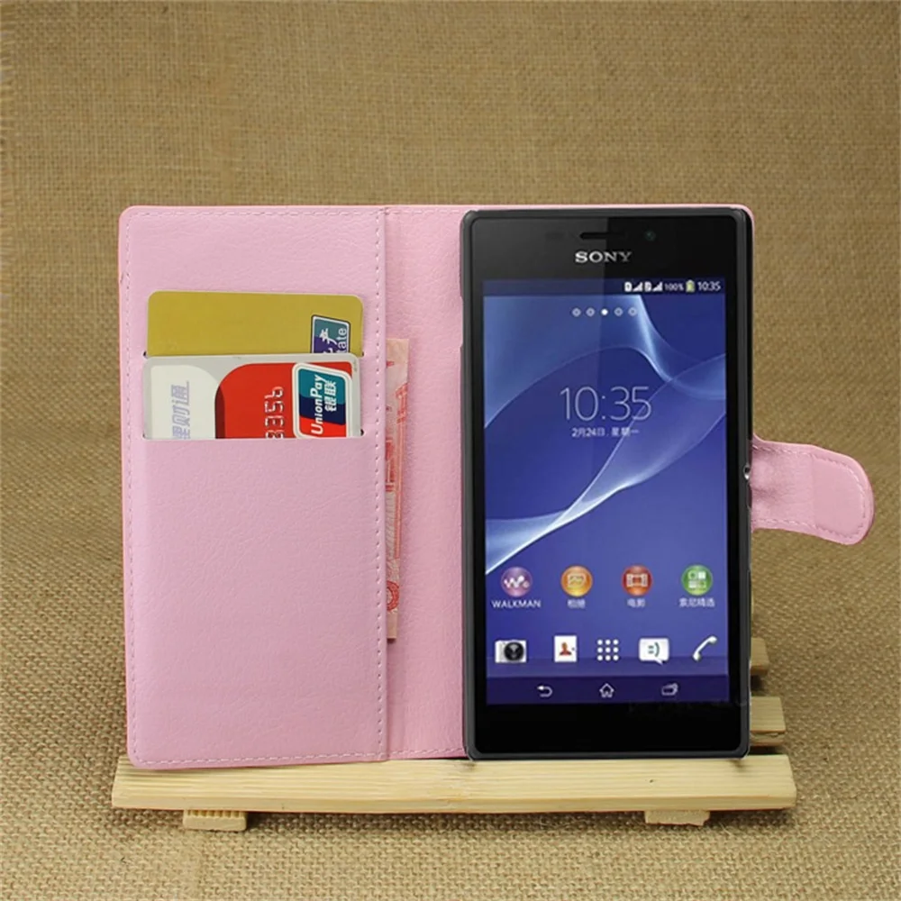 Чехол Cyboris для Sony Xperia M2 S50h /M2 Dual D2302 /Xperia Aqua D2403 D2406 откидной чехол кожаный с