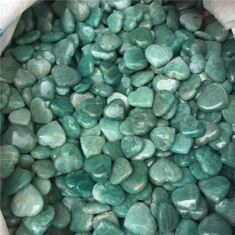 

1PC Amazonite Small Heart Crystal Mineral Specimen Madagascar only one