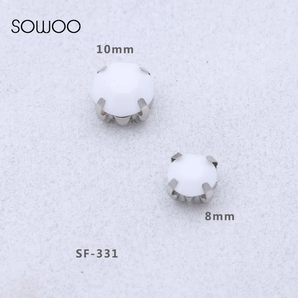 Сплошной белый цвет смешанные формы размеры пришить на горный хрусталь с когтями