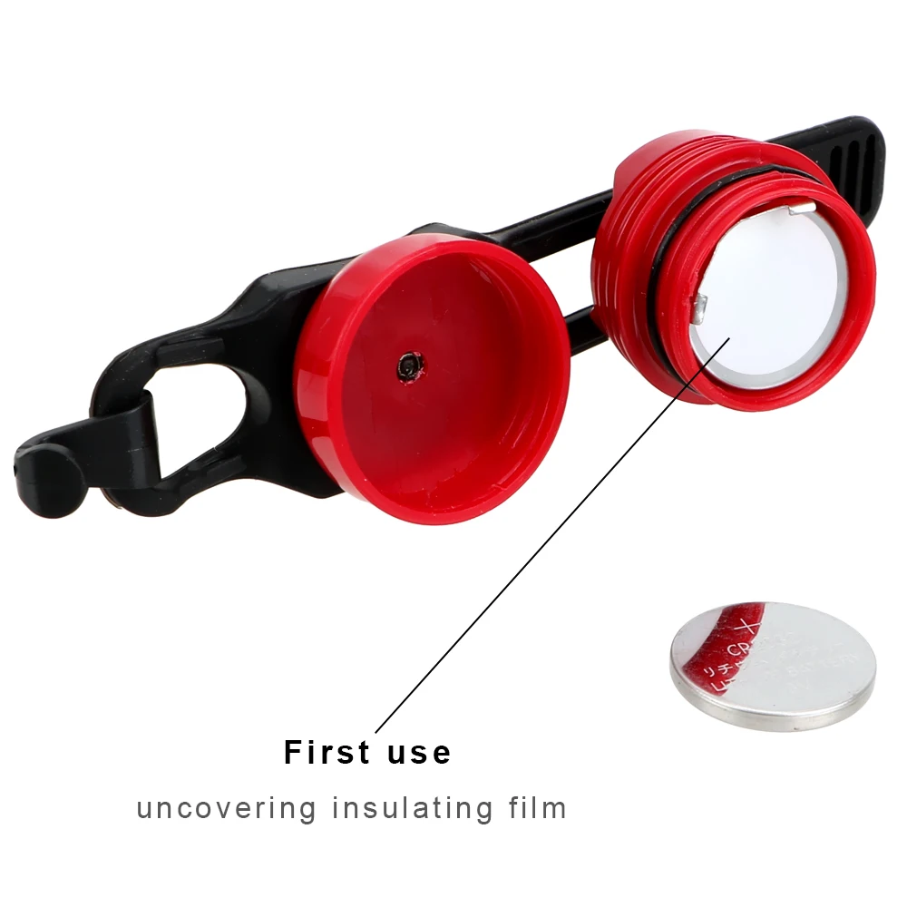 LEEPEE Безопасность Предупреждение лампа Велоспорт светильник шлем красный Белый