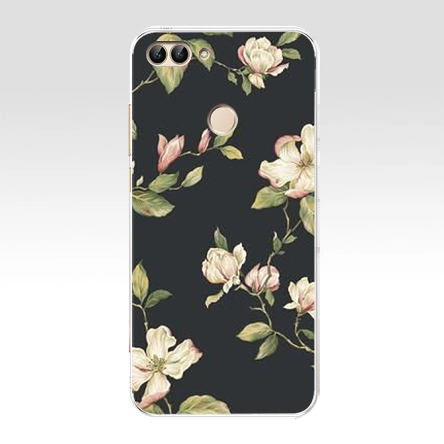 15 B huawei P Smart чехол TPU Мягкий силиконовый прозрачный чехол для телефона huawei P Smart Cover FIG-LX1 Enjoy 7S Чехол - Color: 15