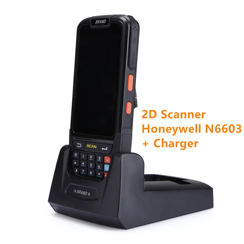 2D 6603 and Charger PDA Honeywell N6603 Сканнер CMOS Беспроводной Bluetooth Android 7 OS 2d сканер штрих-кода pda зарядная колыбель с вилкой EU AU US - Цвет: 2D 6603 and Charger