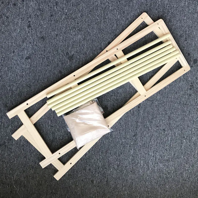 Wooden Bracket Set ALWAYSME 1 деревянный кронштейн для стойки или 8 шт. ящики-органайзеры из нетканого материала, держатели, хороший детский игрушечный органайзер, ящики для хранения - Цвет: Wooden Bracket Set