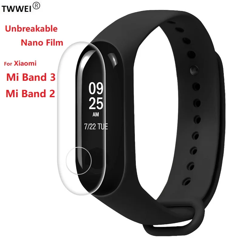 3D Защитная пленка для экрана Xiaomi Mi Band 3 2 MiBand фольга|Защитные стёкла и плёнки