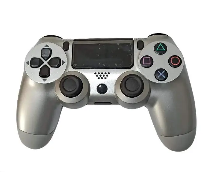 silver grey Цветной 4,0 bluetooth проводной геймпад хост-контроллер для ps4 ps3 joysitck геймпад двойной шок геймпад - Цвет: silver grey