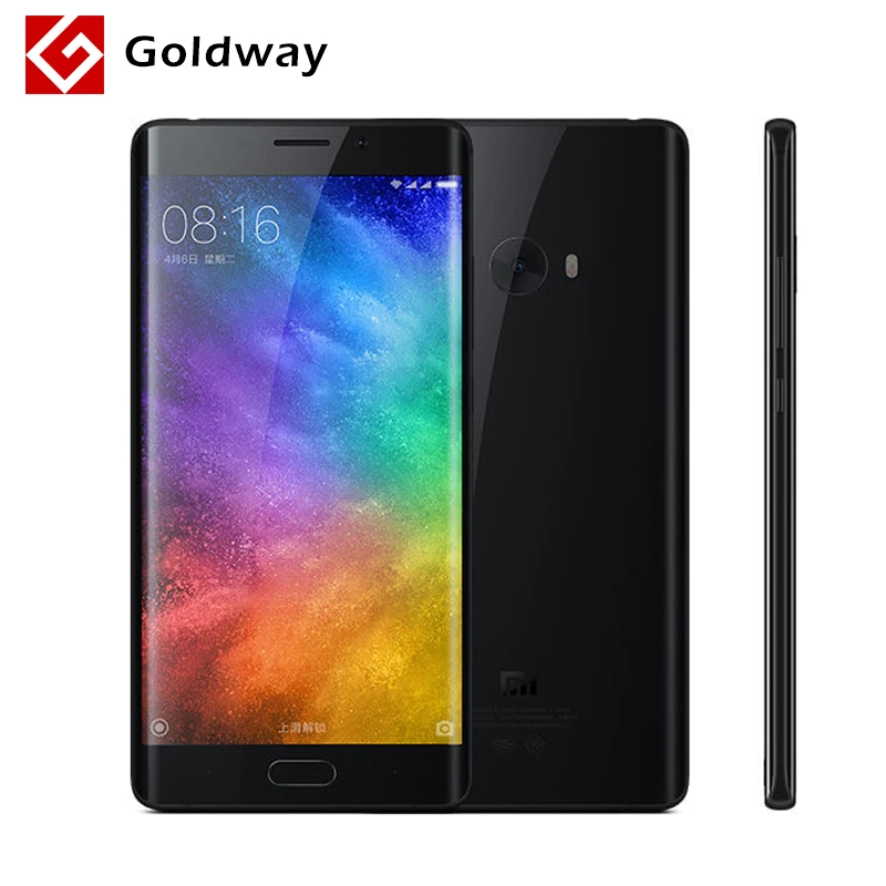 Оригинальный Xiaomi Mi Note 2 6 ГБ ОЗУ 64 Гб ПЗУ мобильный телефон двойной Snapdragon 821 3D