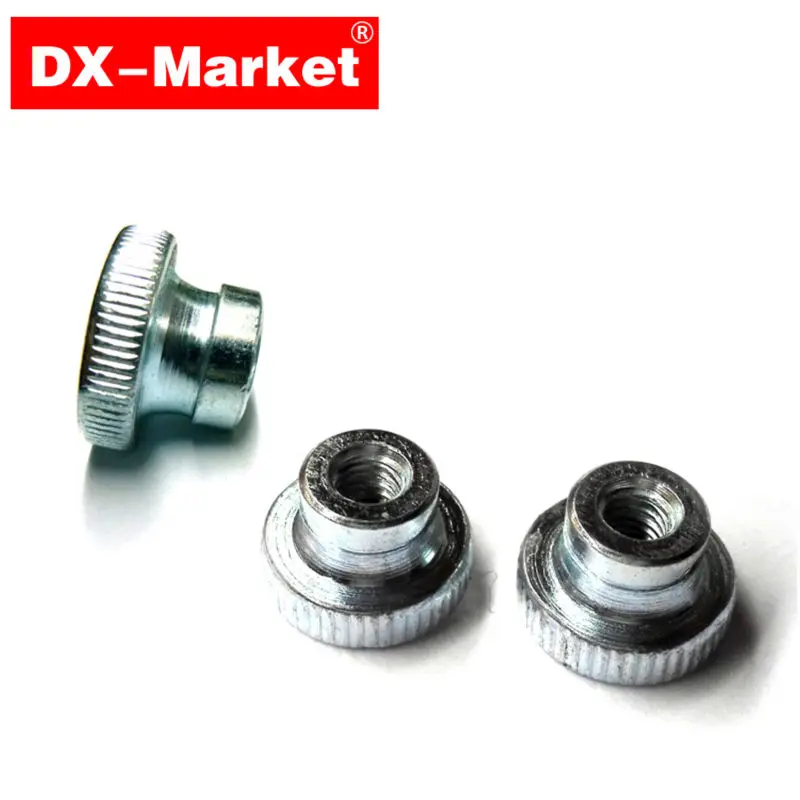 M5 гайка с накаткой, 100 шт. GB806 ручная затягивающая гайка, din466-B гайка с накаткой s крепежные элементы Платформы, B009