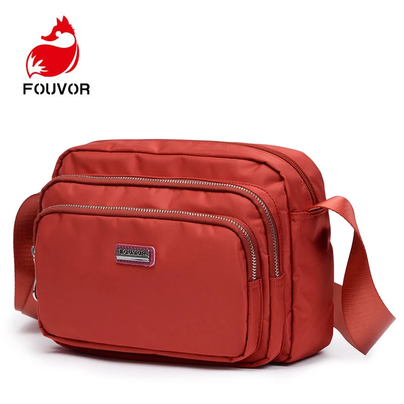 Fouvor оригинальные женские сумки-мессенджеры, мульти карман на молнии, женская маленькая сумка через плечо, женская сумка, сумка для мобильного телефона