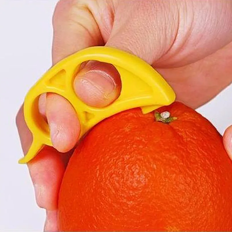 ДЕНЬ ДЕНЬ ВЕСЕЛО Мода Orange Пилерс Нож Практическая Lemon Fruit Slicer Фрукты Зачистки Нож Фрукты Овощи Инструменты Для Приготовления Пищи