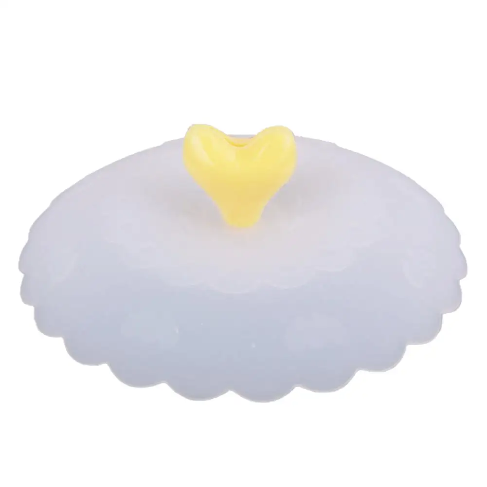 1 шт многоцветная силиконовая кружка в форме сердца с ложкой домашняя