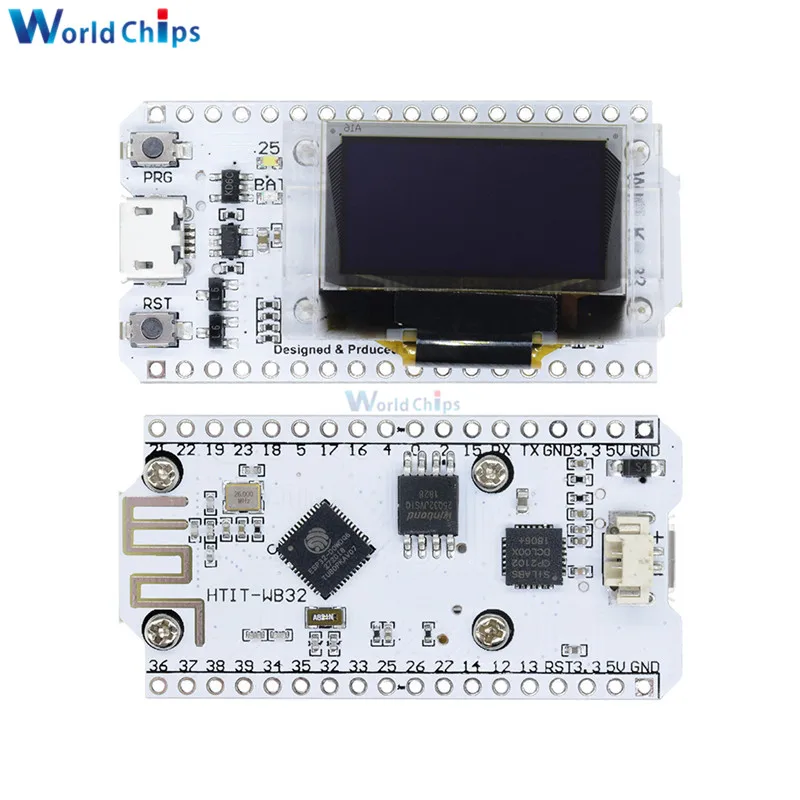 ESP32 0,96 дюймовый синий OLED цифровой дисплей Bluetooth Wi-Fi комплект 32 модуля CP2102 32 M Flash интернет макетная плата для Arduino