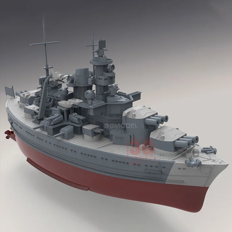 Набор для сборки моделей картонной лодки немецкий флот Scharnhorst Battleship строительные