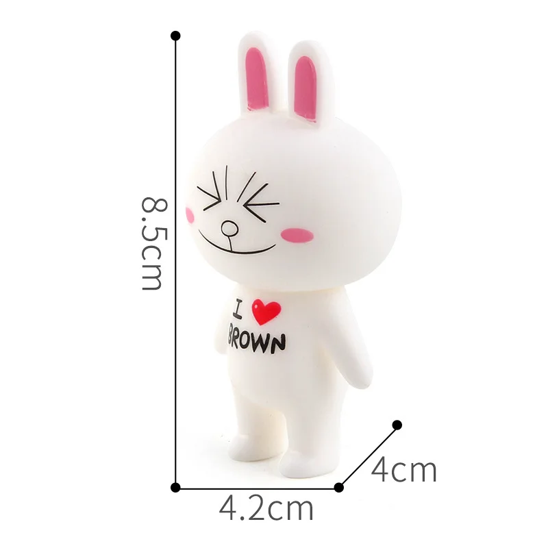 LXCMO Cute Cartoon Animal Figure Decoration Mini Dolls Toy Set | Игрушки и хобби