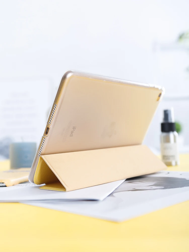 Желтый симпатичный магнит откидная крышка чехол для iPad Pro 9,7 air 10,5 11 12,9 Mini2 на возраст 3, 4, 5, планшет чехол для нового iPad 9,7