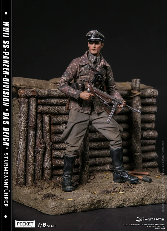 DAMTOYS PES003 1/12 WWII немецкая бронированная дивизия Mager фигурка солдата с 2 головками Коллекционная фигурка куклы
