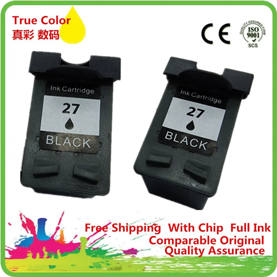 

Картриджи с черными чернилами восстановленные для 27 XL 27XL HP27XL HP27 Deskjet 3650 3650v Officejet 4211 4212 4215 4219 4251 4255