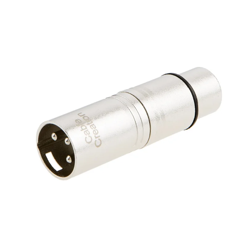 XLR 3 Pin Female to Male Adapter Silver|Коннекторы и разъёмы| |