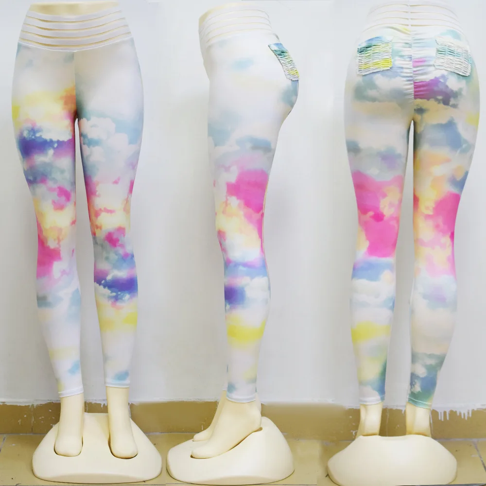 NCLAGEN New Camo Scrunch Booty Leggings Slim Fit Woman Capris High Waist Yogaing Pant Camouflage Butt Leggings