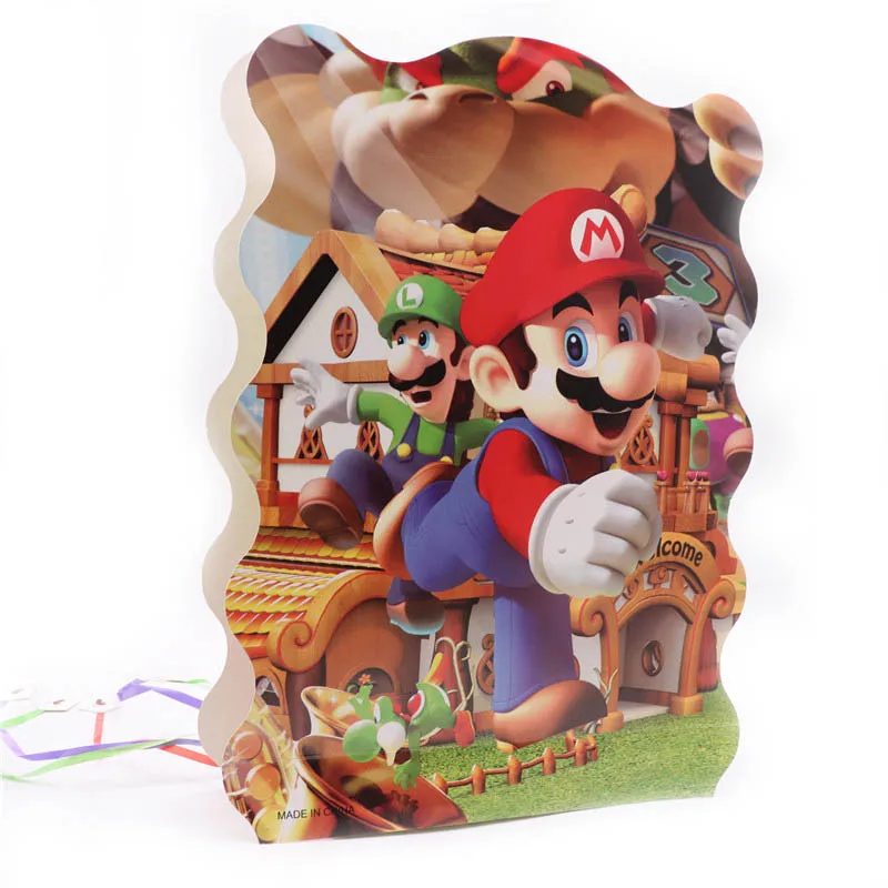 A0983 Вечерние 10 шт./лот тема "Супер Марио" салфетки чашки баннер для детей с днем рождения Свадебные украшения поставки - Цвет: A0983