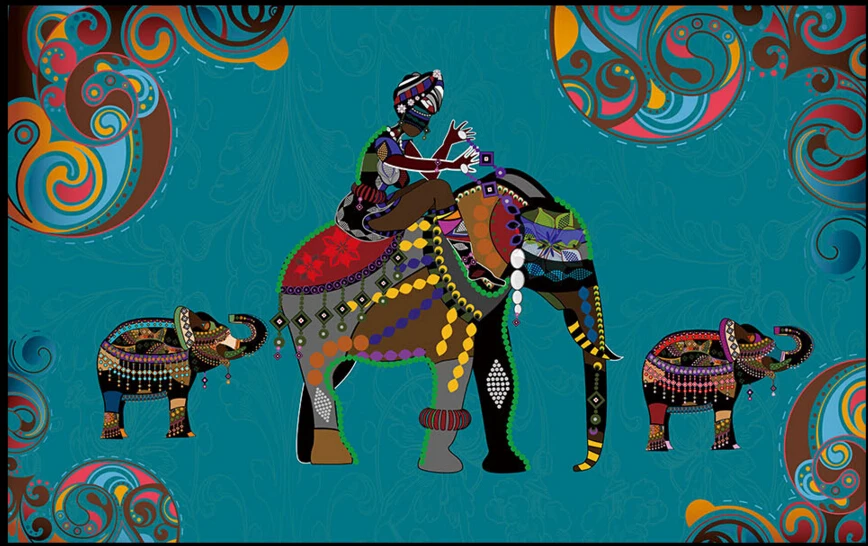 Винтажные обои для гостиной 3D стереоскопические отеля спальни|vintage papel de parede|3d