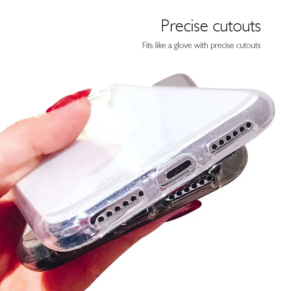 Чехол NYFundas для iphone 8plus 8 7 6 6s plus X 10 блестящий чехол из ТПУ девочек XS MAX XR capa аксессуар