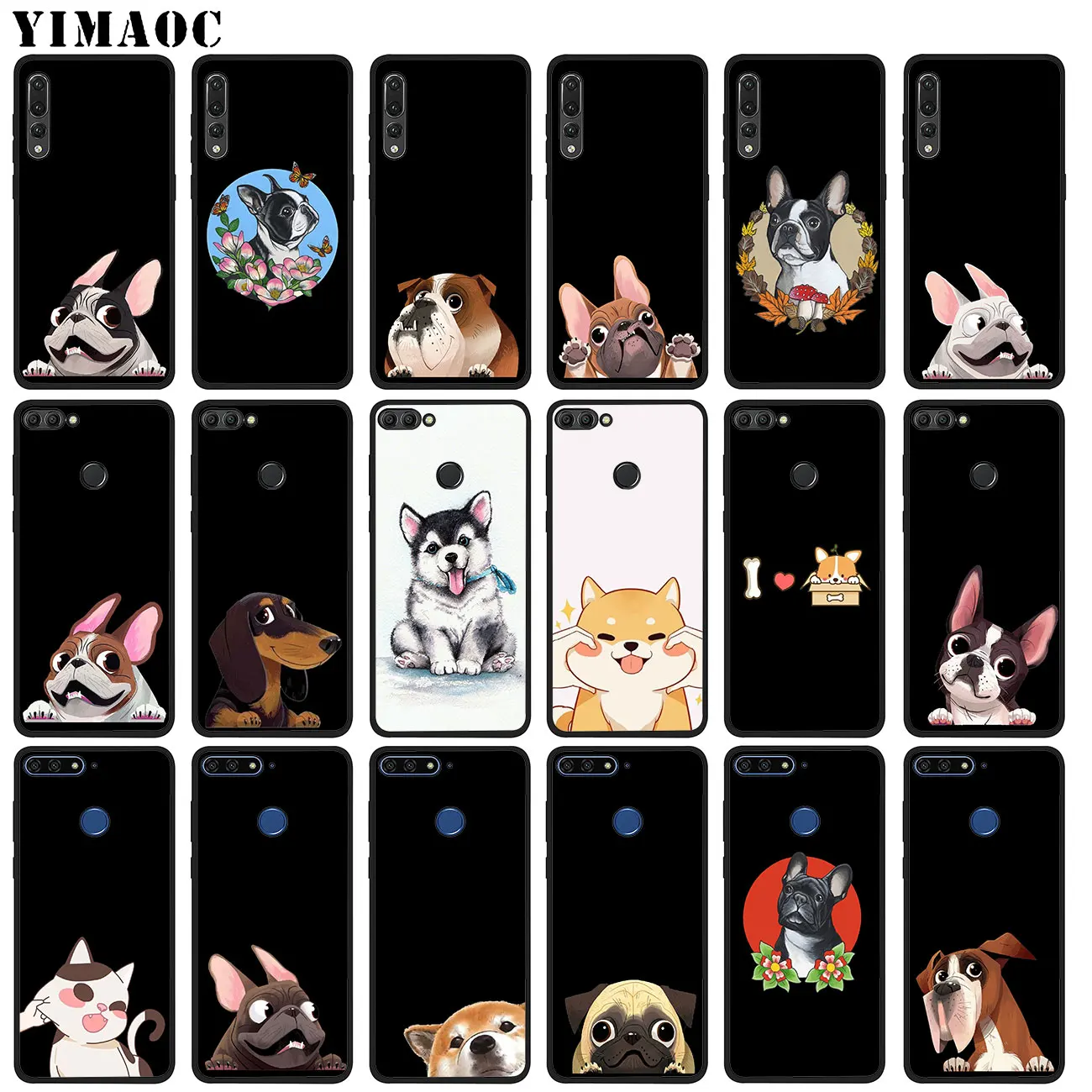 Мягкий силиконовый чехол YIMAOC для Huawei P20 Pro P10 P9 P8 Lite Mini 2017 P Smart Z 2019|Бамперы| |