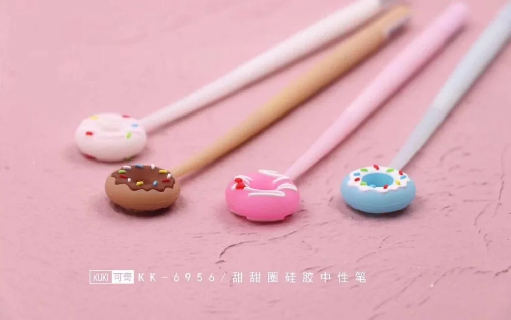 Korea color donut house мультипликационная гелевая ручка канцелярский призовой kawaii