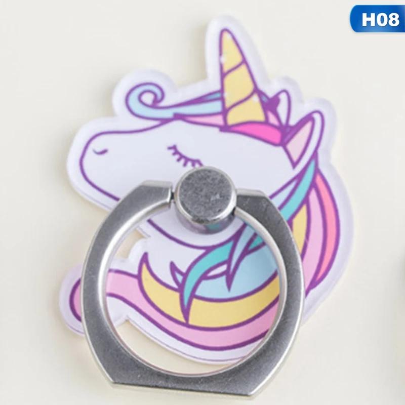 New Cartoon Unicorn Mobile Phone Ring Bracket For IPhone6s 7 8p X XR XS Max Mobile Phone Holders