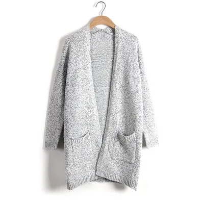 New Fashion Women Casual Knitted Sweater Long Sleeve Coat Jacket Outwear Tops Cardigan Female |