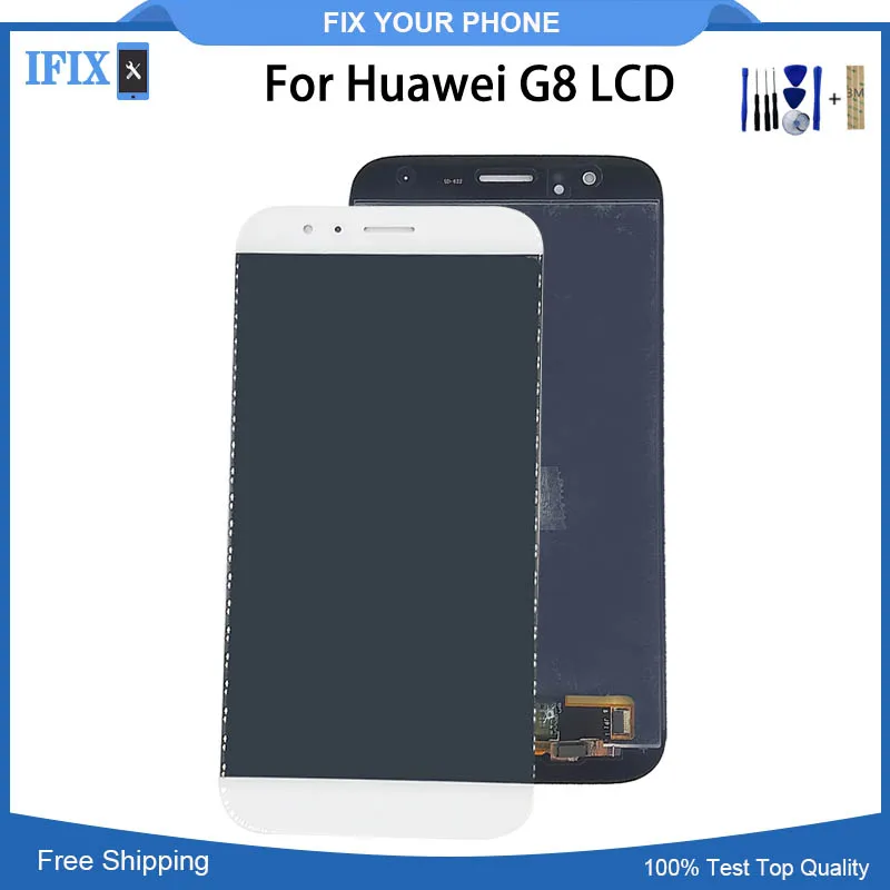 5 дюймов для Huawei G8 GX8 RIO L01 L02 ЖК дисплей сенсорный + Инструменты 3 М клей дигитайзер