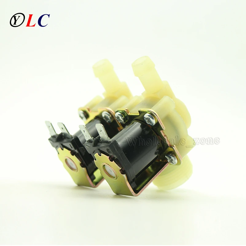 3/4&quot Normally Closed Water Electric Solenoid Valve AC 110V Inflow Inlet Flow Switch 0.8Mpa one Two Out | Обустройство дома