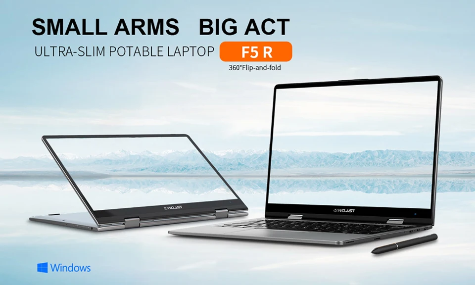 Ноутбук Teclast F5R 11,6 дюймов Win 10 8 Гб DDR4 128 Гб SSD Intel Gemini Lake N3450 360 градусов шарнир сенсорного экрана ноутбука