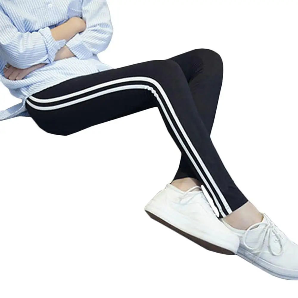 2017 Для женщин леди Activewear черные леггинсы сезон: весна–лето светло-серые брюки