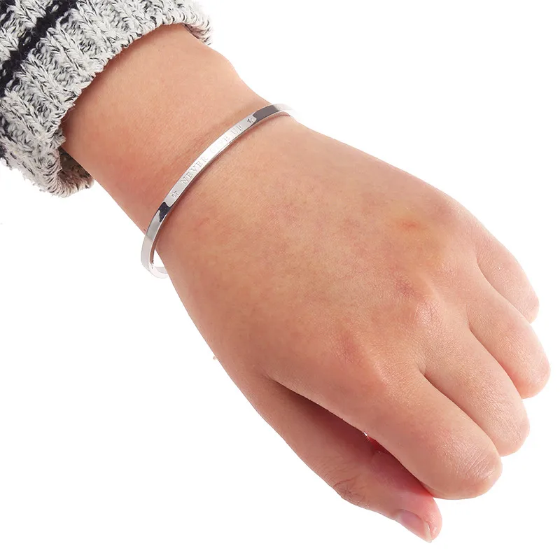 Новинка 2017 мужские и женские браслеты из нержавеющей стали под розовое золото