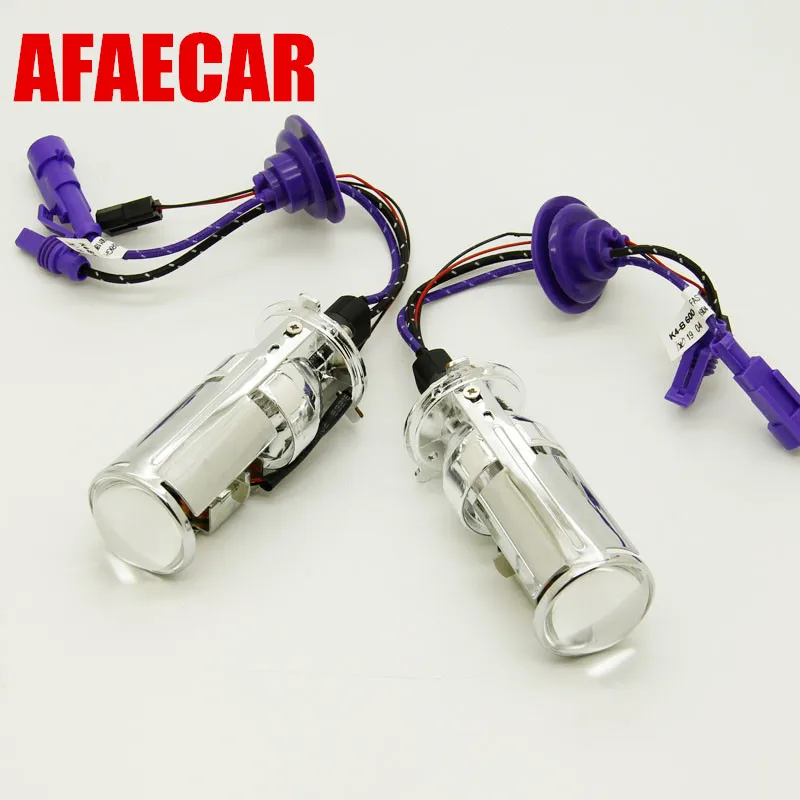 

1 Pair 55W H4 L bi-xenon Hi/Lo Beam Light mini H4 projector lens Car Headlight 4300K 6000K