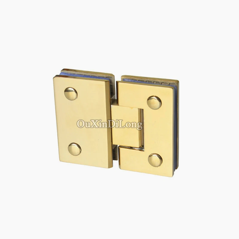 Горячие 2 шт. 304 нержавеющая сталь безрамные душевые стеклянные дверные петли 180