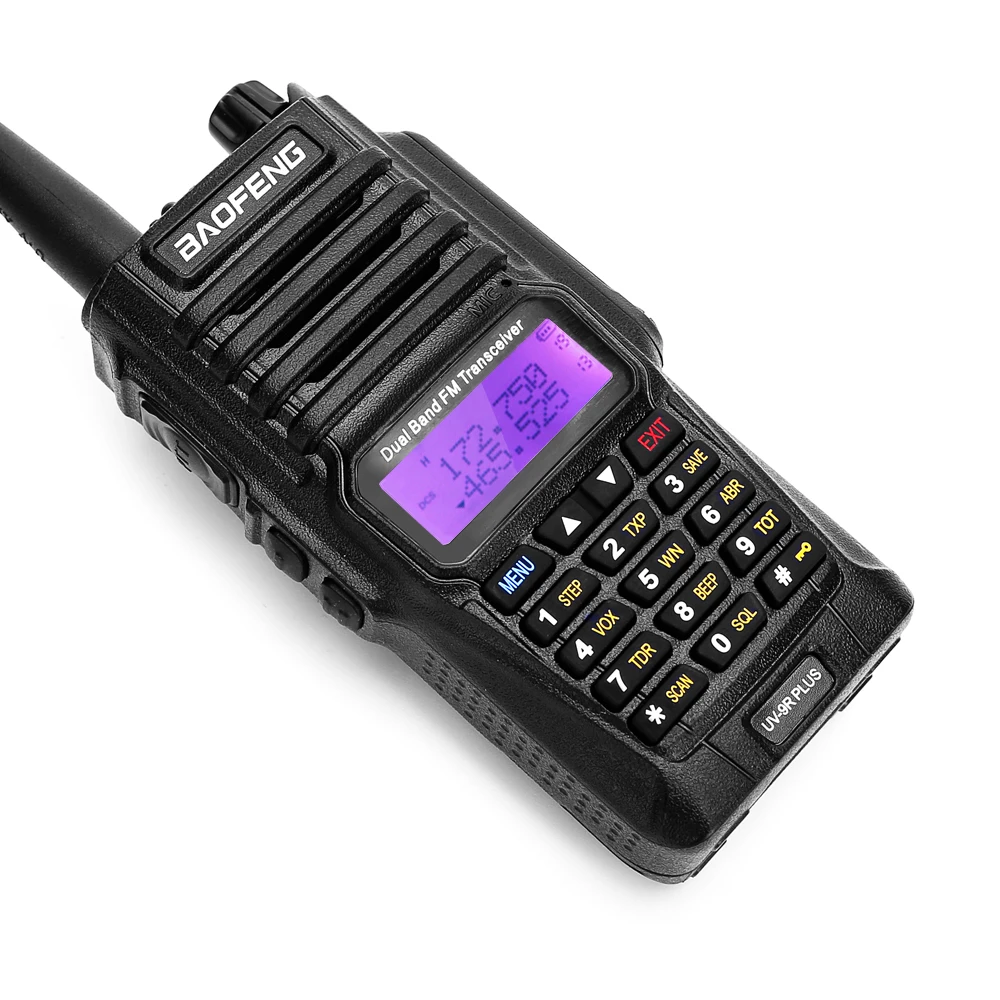 Новая высокая мощность обновления Baofeng UV-9R плюс Водонепроницаемый двухстороннее радио большой диапазон UV-9R плюс домофон