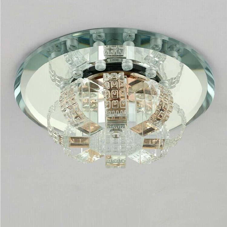 Новые современные хрустальные светодиодные прихожей освещение гостиной Lamparas De