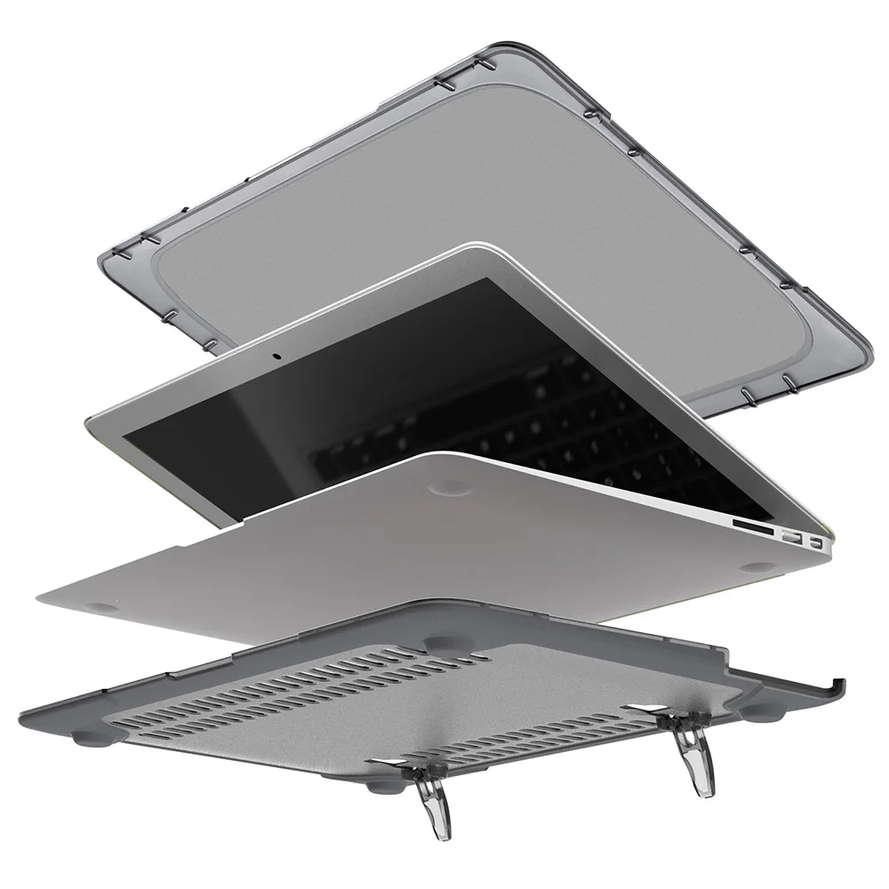 Новый Ударопрочный Внешний чехол для Macbook Air Pro Retina 11 12 13 дюймов жесткий