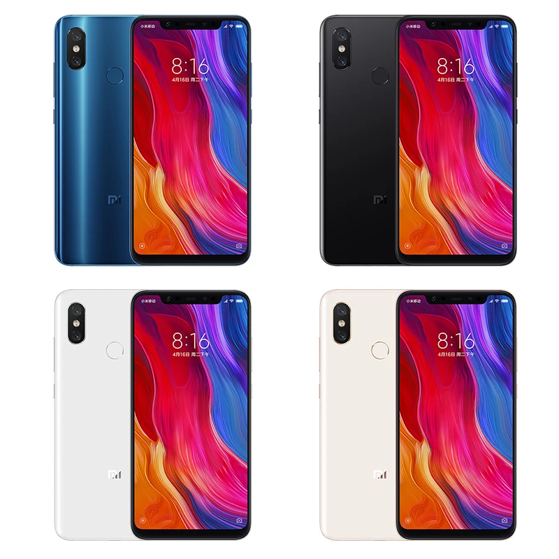 Международная версия Xiao mi 8 6 ГБ ОЗУ 128 Гб ПЗУ Восьмиядерный процессор Snapdragon 845 21